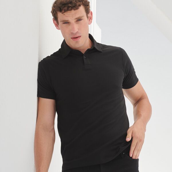 SF Men Stretch Piqué Polo Shirt Thumbnail