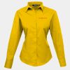 Women's Poplin Long Sleeve Blouse Thumbnail