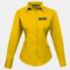 Women's Poplin Long Sleeve Blouse Thumbnail