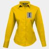 Women's Poplin Long Sleeve Blouse Thumbnail